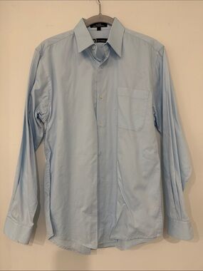 Hart Schaffner Marx Pale Blue Men's Dress Shirt